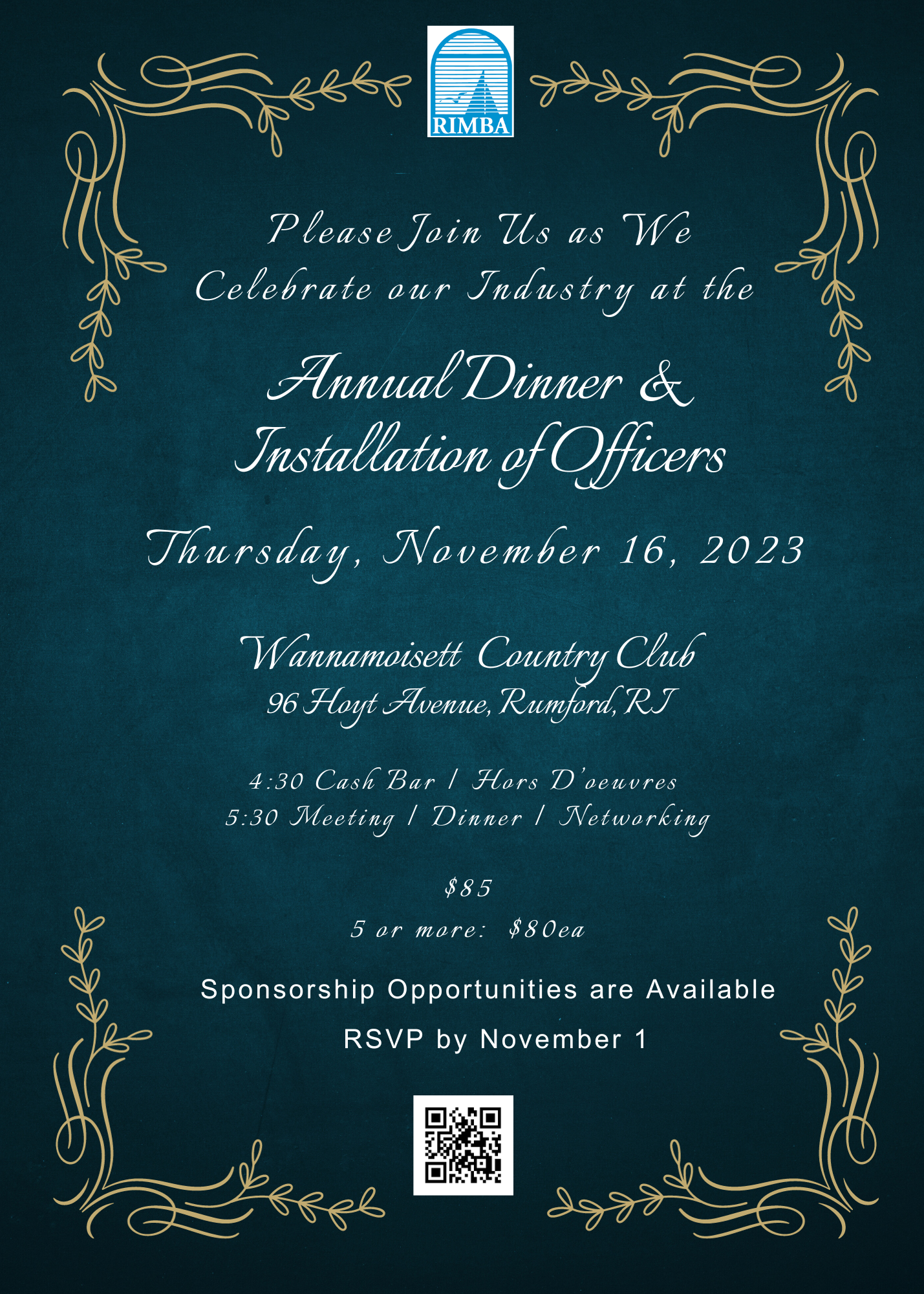 annual dinner invitation 2023